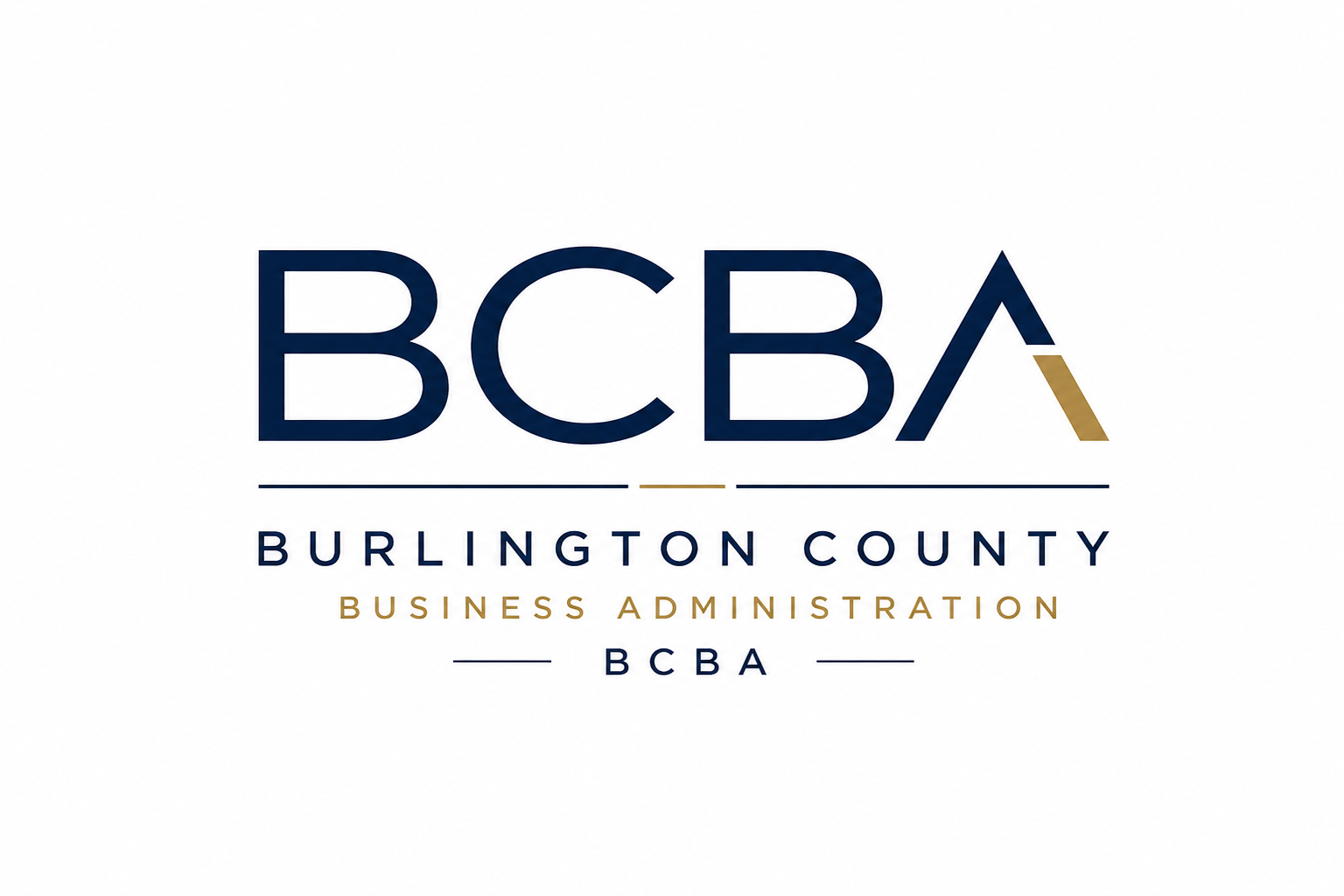 BCBA Burlington County Business Administration original logo